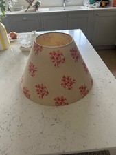 Kate Forman Large Empire Lampshade 41cm (16") in Agnes Pink Linen