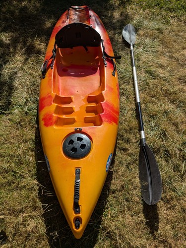 Sit kayak river - kayak., sea,
