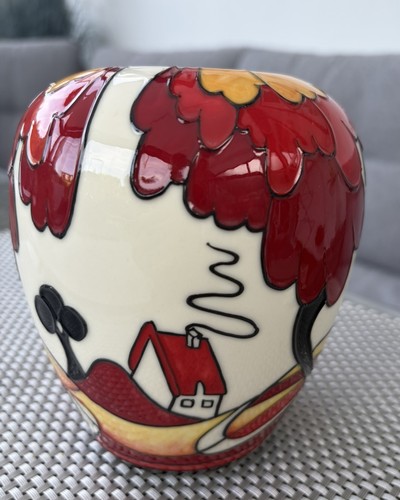 Old tupton ware vase - old, round