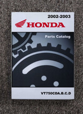 2003 Honda VT750CDA VT750B VT750C VT750D Shadow Ace Motorcycle Parts Catalog