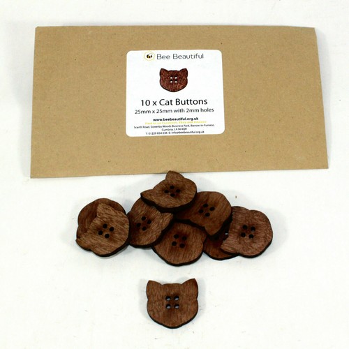 Wooden cat head - head, laser