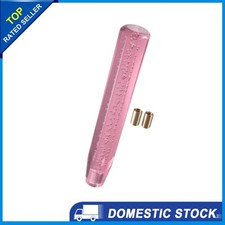 Gear Shift Knob Stick 30cm Faux Crystal Universal for Vehicle Acrylic Pink
