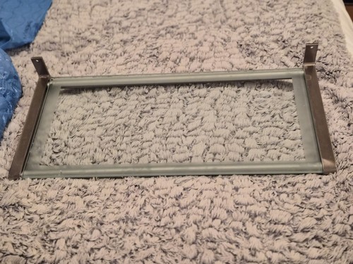 Two bathroom shelves glass - two,