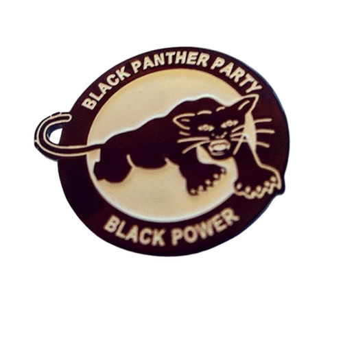 Black panther party pin - pin, badge