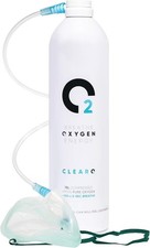 ClearO2 15L Breathing Oxygen Can/Bottle/Cylinder/Canister with Mask and Tube