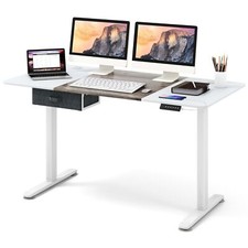 Electric Standing Desk Sit to Stand Table Height Adjustable Computer Workstation