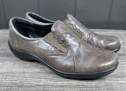 Romika brown leather slip - leather, on