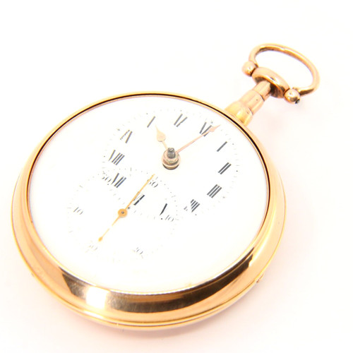 Antique 18ct gold pair case - antique,