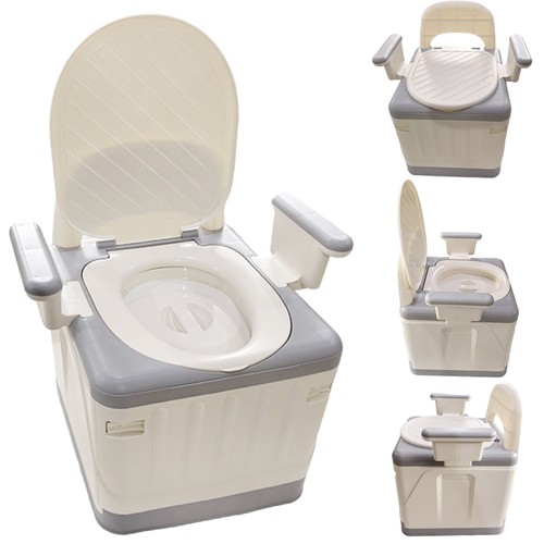 Adjustable commode chair - adjustable, seat
