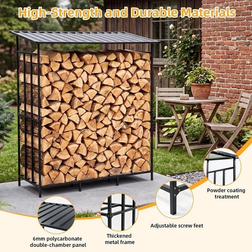 Outdoor metal log - metal,