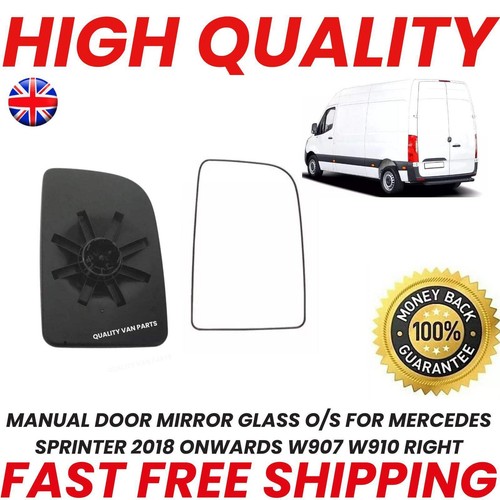 Manual door mirror - manual, o/s