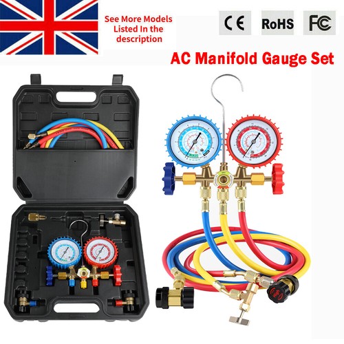 Refrigerant manifold gauge set - manifold,