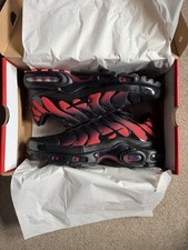 Nike Air Max TN Tuned Men's Trainers Black/Red Size UK 11.5