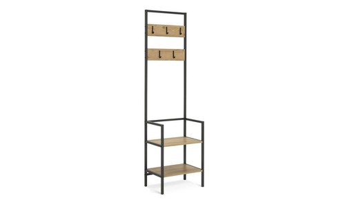 Loft living hallway tree - living, oak