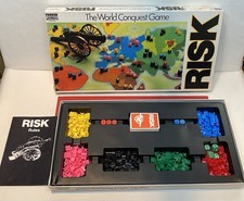 Vintage Original Risk Board Game - Parker Brothers 1985 - Checked and Complete