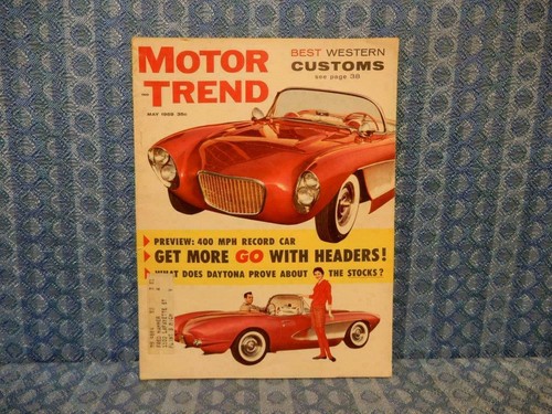 May 1959 original motor trend - may,