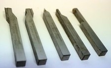Set of 5 Soba HSS Lathe Tools 8 mm Square (131062) compatible with Myford