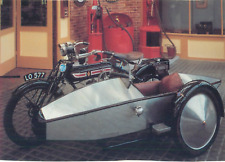 Swallow Side Car Motorcycle postcard