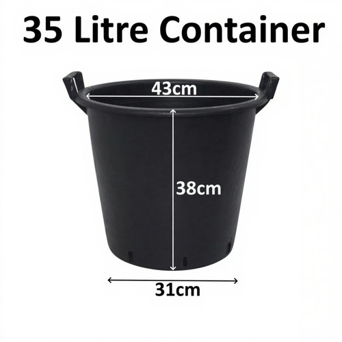 Litre plant pot with - 35,