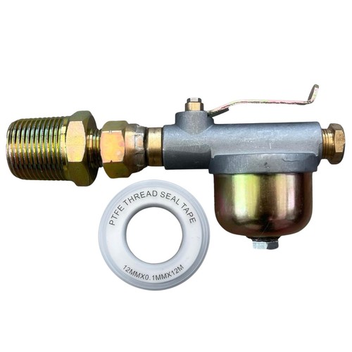 Heating oil tank filter with - tank,