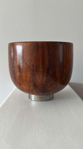 Wooden planter pots - pots, round