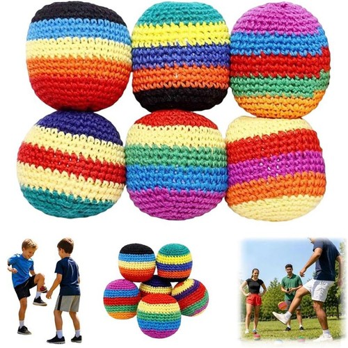 24pcs knitted footbags - 6/12/24pcs,