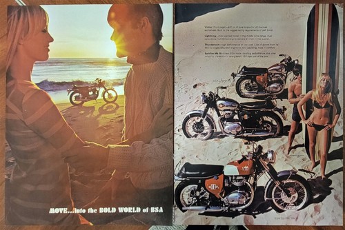 1969 bsa lightning victor - bsa,