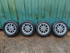 BMW 5 SERIES E39 ESTATE SET OF 4 16" ALLOY WHEELS WITH TYRES