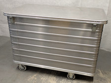 Zarges 40635 Transport Trolley on Wheels Lockable Aluminium Storage Case Box