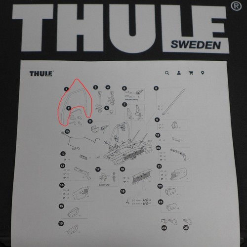 Thule bracket holder for - thule,