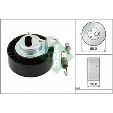 INA 531 0657 20 TENSIONER PULLEY, TIMING BELT FOR FORD