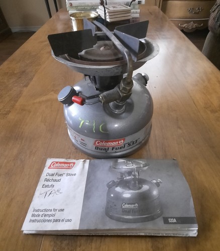 Coleman dual fuel 533 - 533, single
