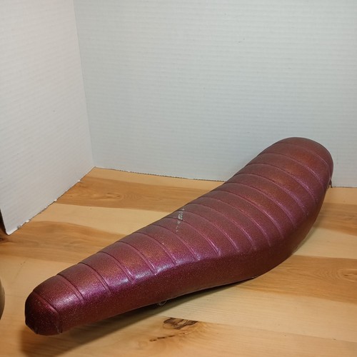 1970s glitter purple bike seat - glitter,