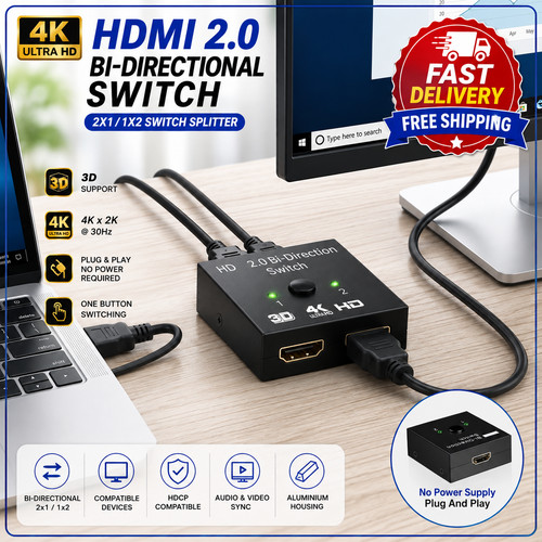 Directional hdmi switch - hdmi, 4k