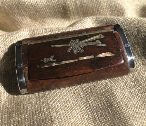 Antique wood silver metal - &,