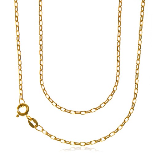 9ct yellow gold - gold, belcher