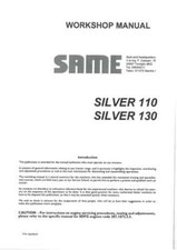 Same Tractor Silver 110 & 130