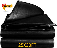 25X30FT Reinforced PE Pond Liner 28Mil Thickness Pond Liners for Outdoor Ponds..