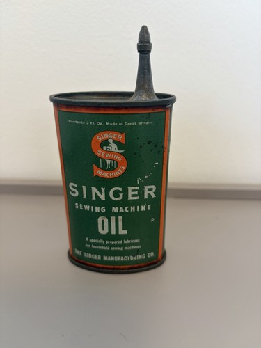 Singer sewing machine oil can - machine,