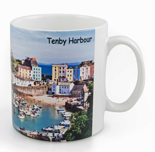 Tenby ceramic mug - tenby,