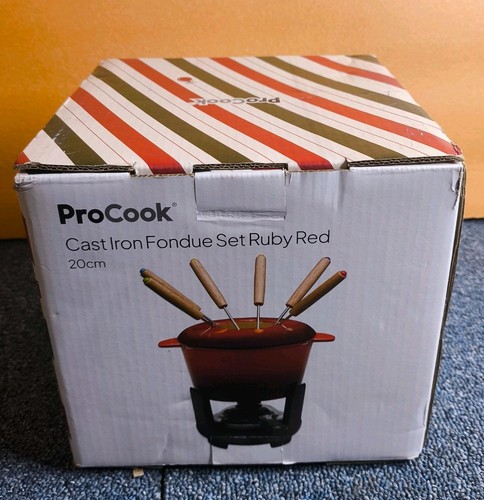 Pro cook cast iron fondue - cook,