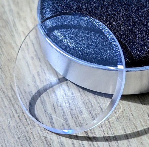 5mm flat sapphire - 31.5mm, crystal