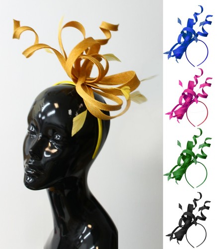 Large swirl loop - swirl, sinamay