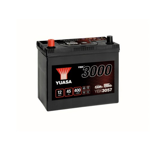 Yuasa car battery 12v 45ah - battery,