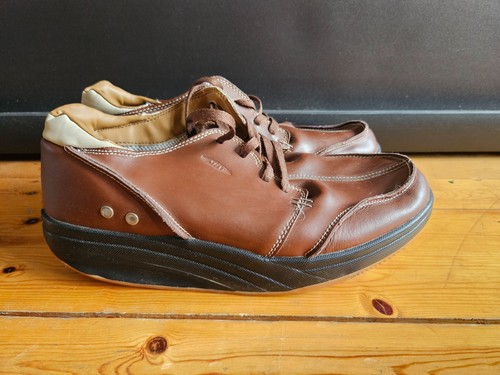 Mbt walnut brown - brown, leather