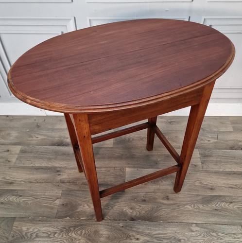 Vintage oval hall table - hall,