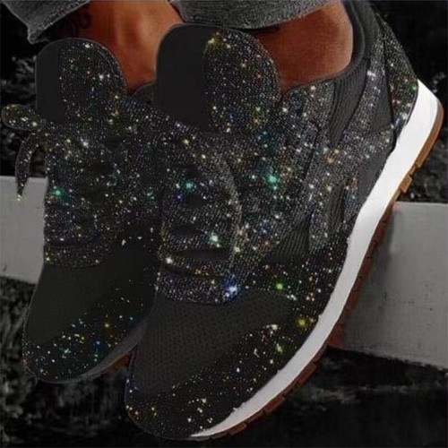 Womens sports shoes sequin - shoes,