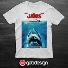 T-shirt Jaws Lo Squalo Film TV- 100% cotone