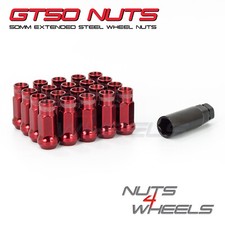 20 x Red GT50 Wheel Nuts
