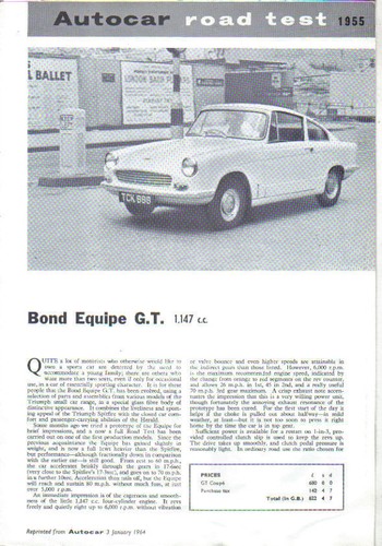 Bond equipe period road - equipe,